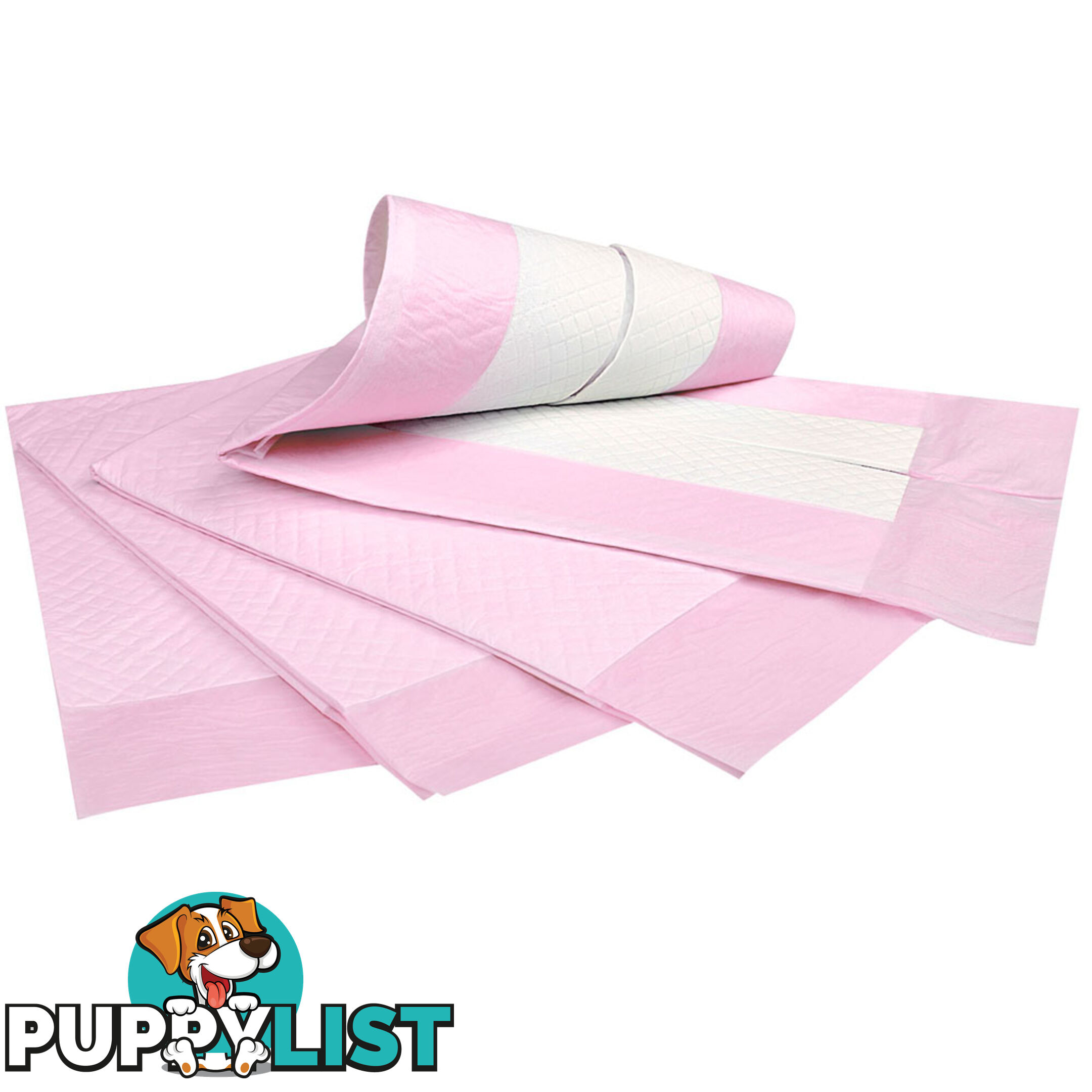 200 Puppy Toilet Pads Super Absorbent Pet Cat Dog Pee Potty Training Pad Pink