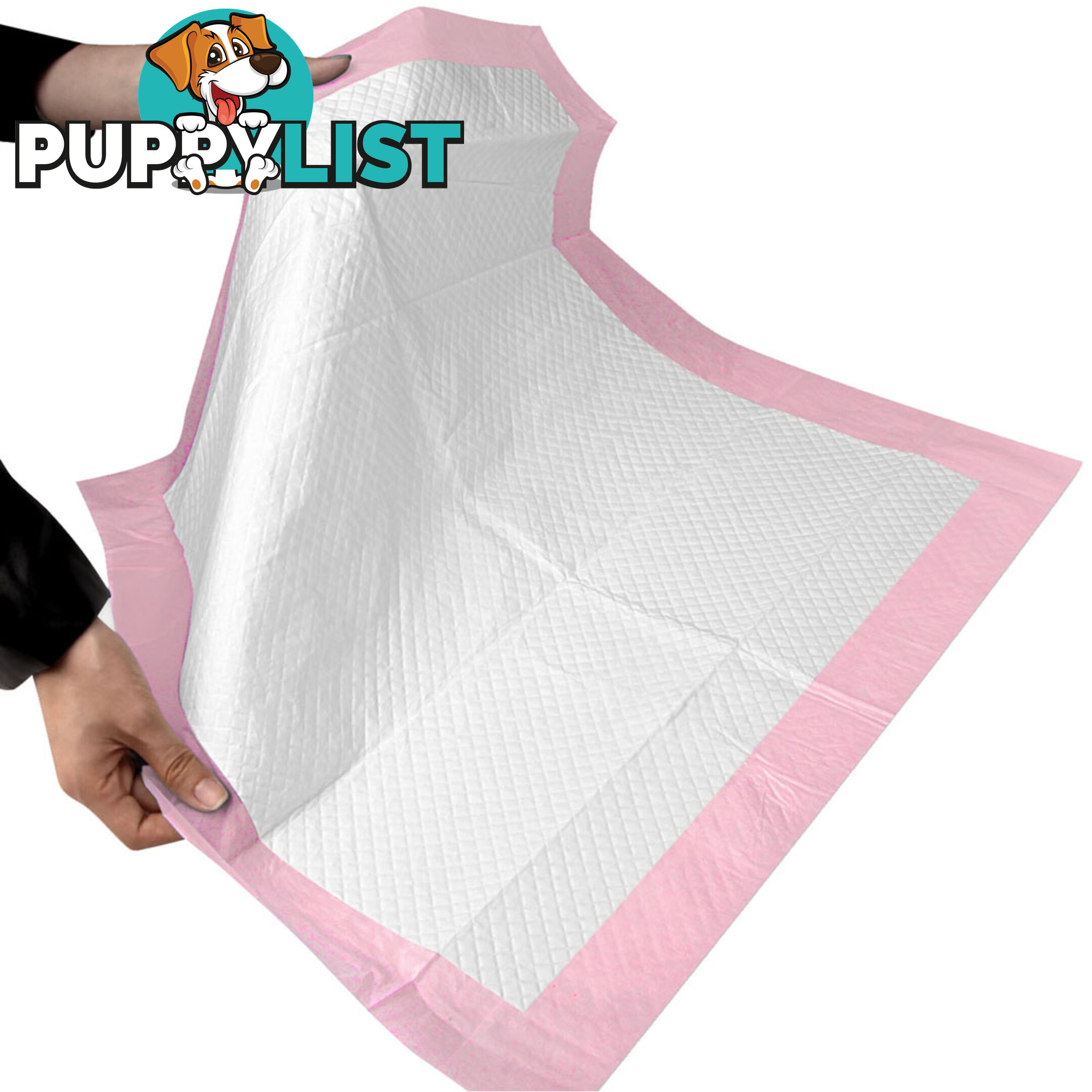 200 Puppy Toilet Pads Super Absorbent Pet Cat Dog Pee Potty Training Pad Pink