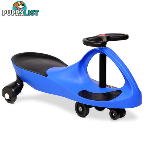 Swing Car Kids Ride On Toy Pedal Free Swivel Slider Safe Speed Wiggle Scooter BU