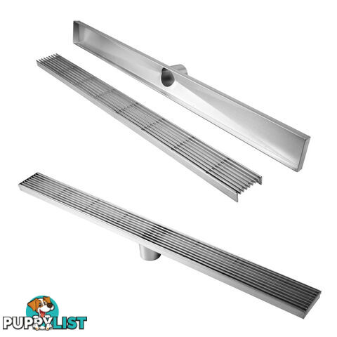 Heelguard Stainless Steel Shower Grate Waste Linear Bathroom Drain Floor 1000mm