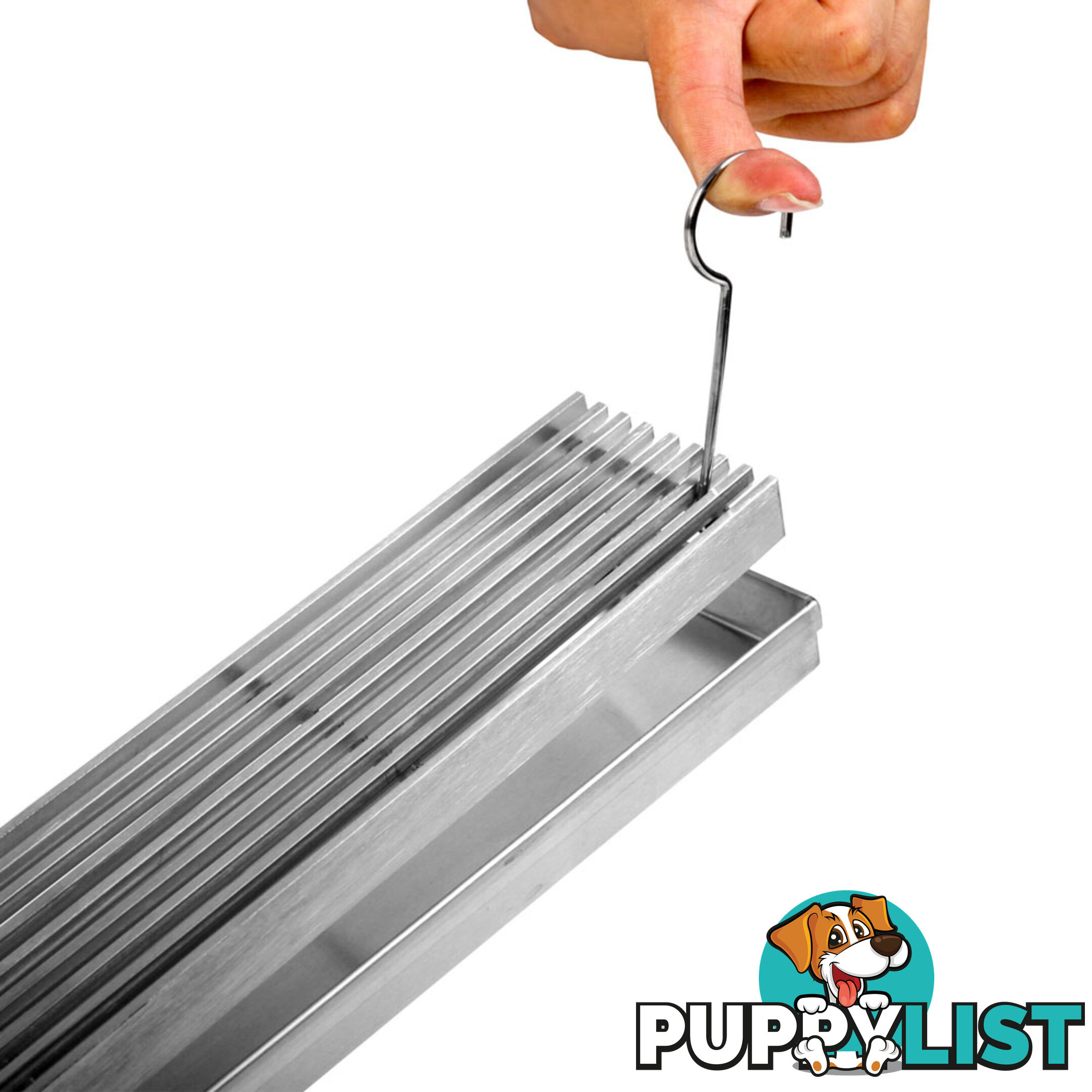 Heelguard Stainless Steel Shower Grate Waste Linear Bathroom Drain Floor 1000mm