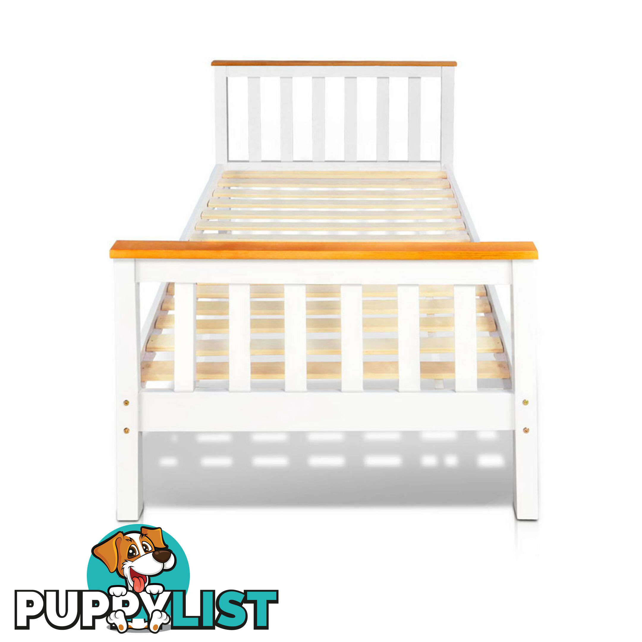 Pine Wood Single Bed Frame