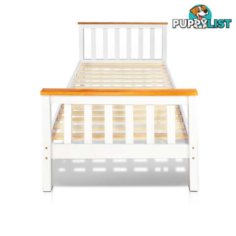 Pine Wood Single Bed Frame