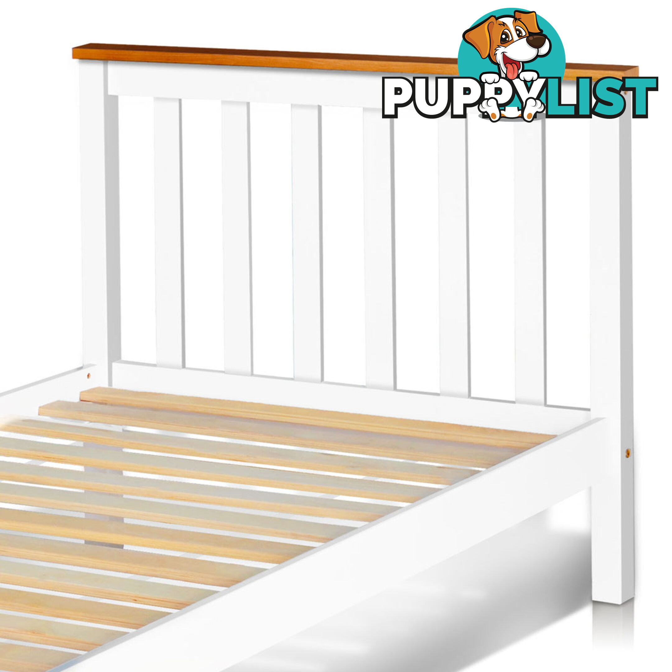 Pine Wood Single Bed Frame