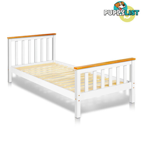 Pine Wood Single Bed Frame