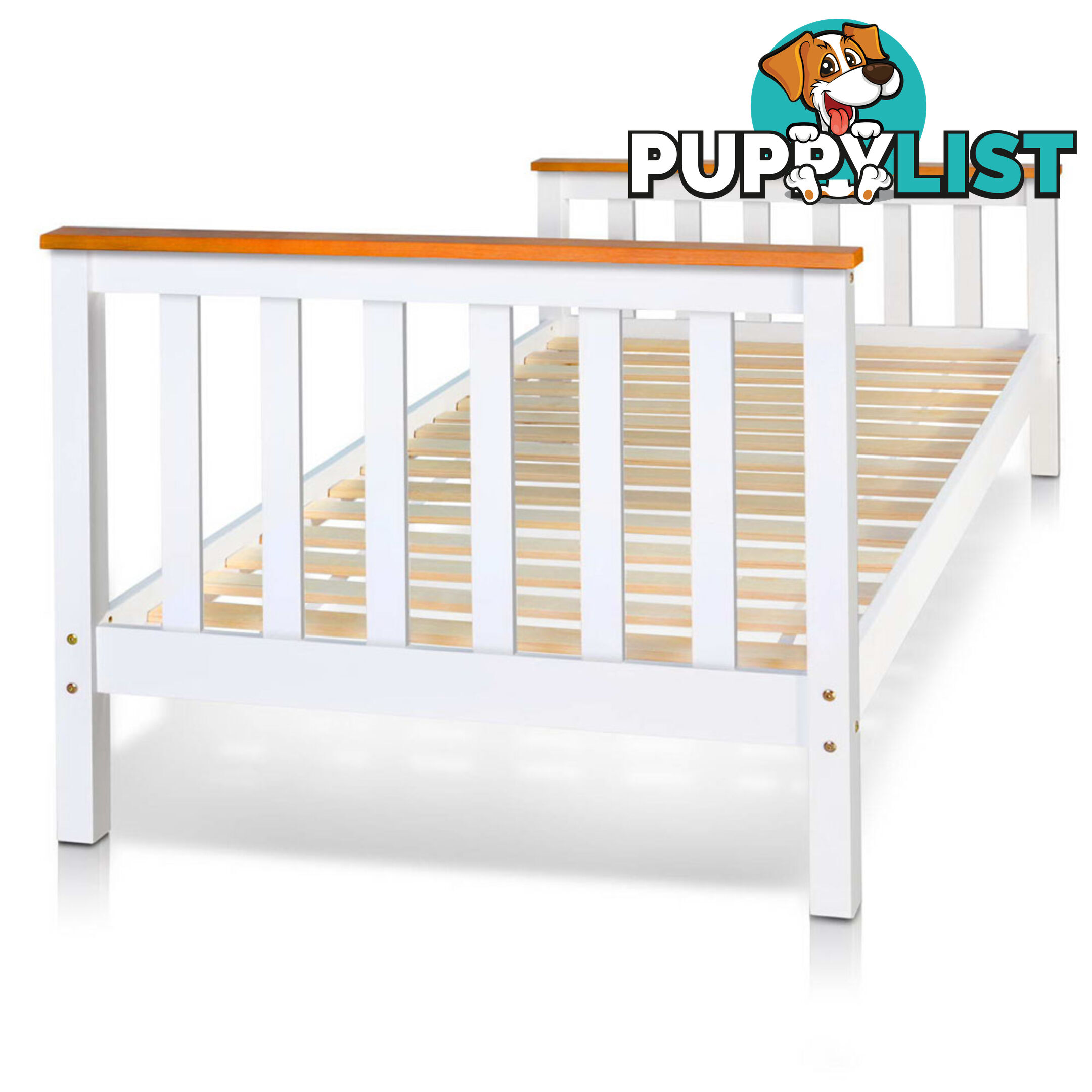 Pine Wood Single Bed Frame