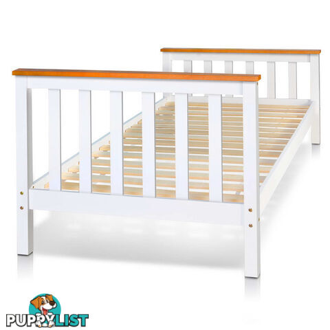 Pine Wood Single Bed Frame