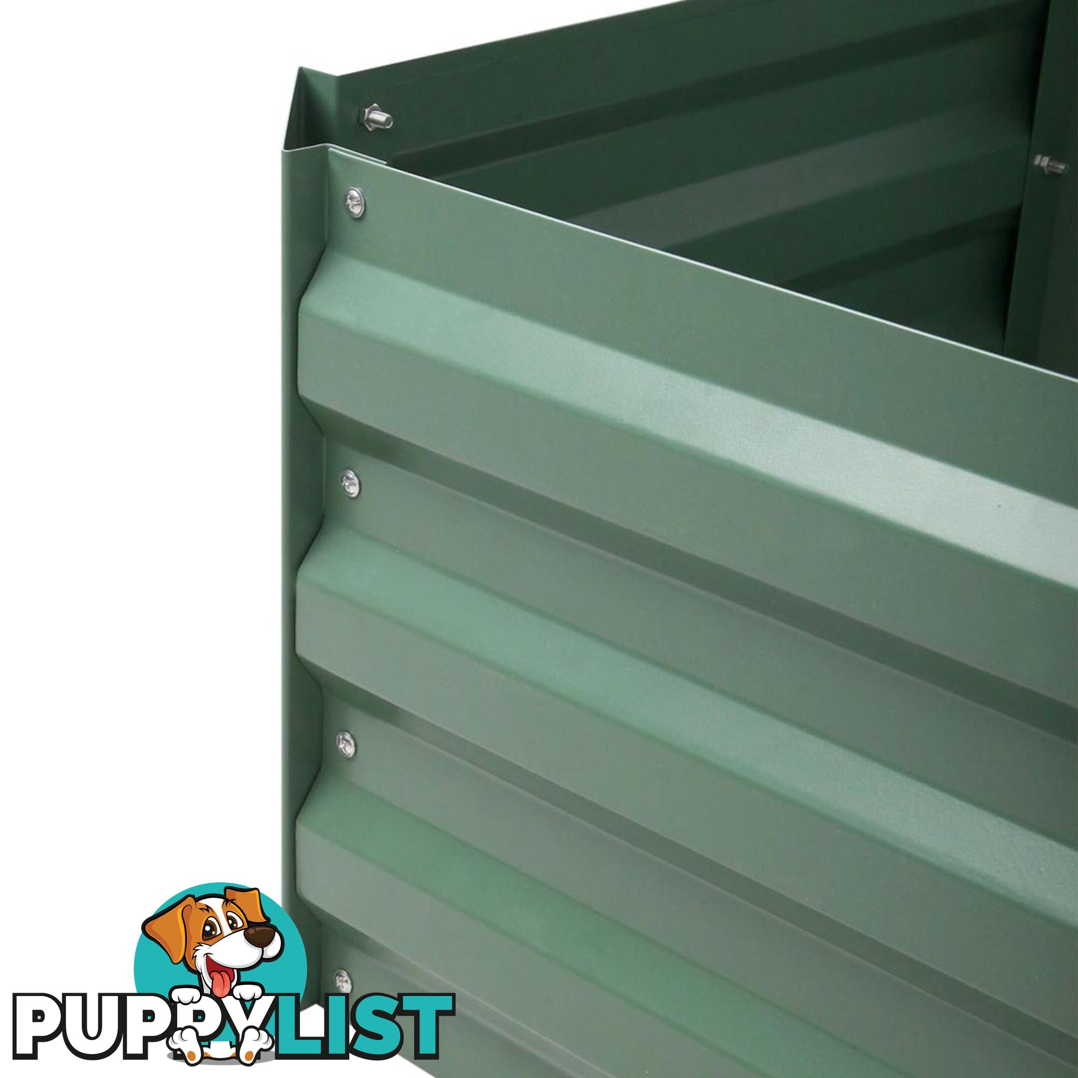 Galvanised Raised Garden Bed 180 x 90cm Green