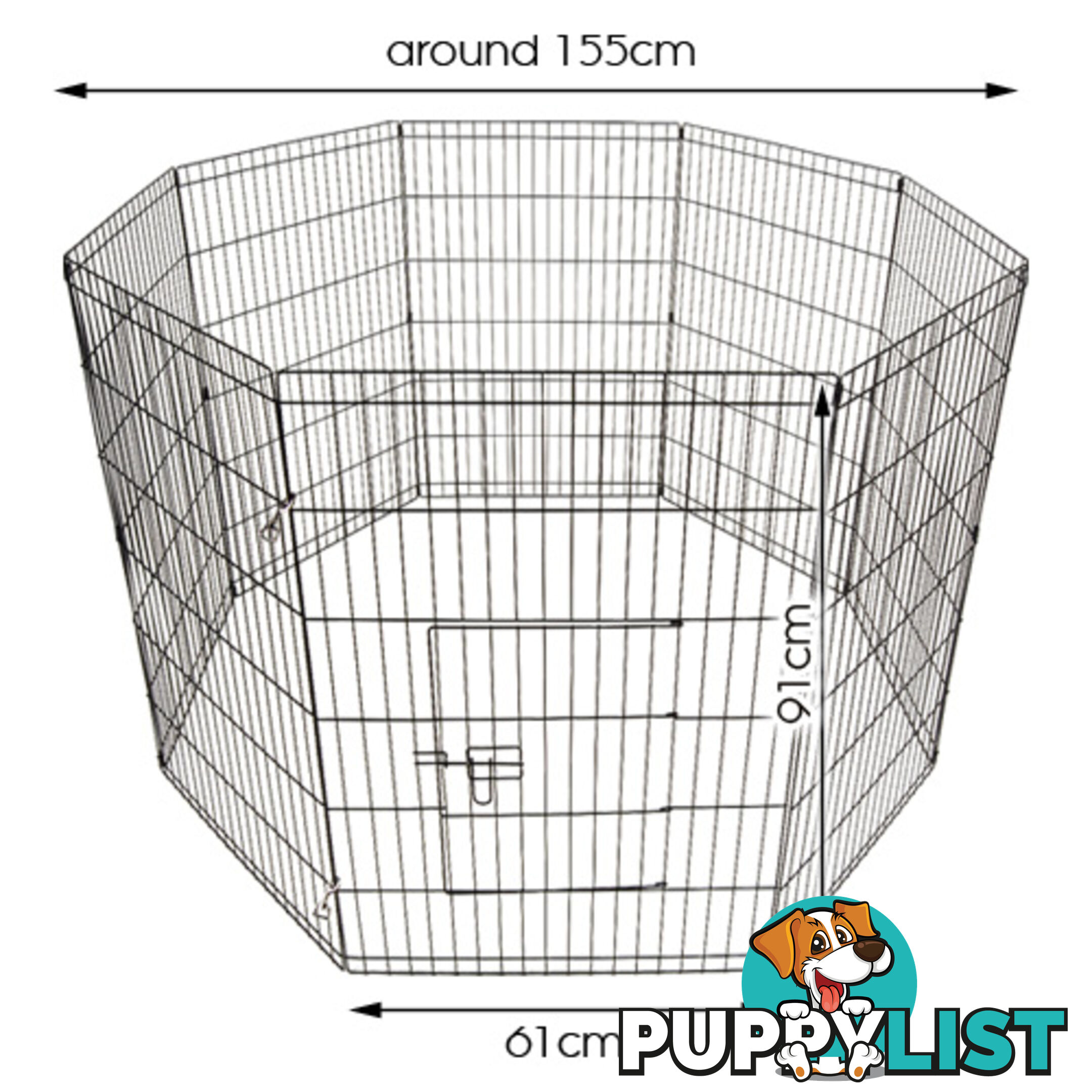 8 Panels Pet Dog Duck Chicken Exercise Playpen