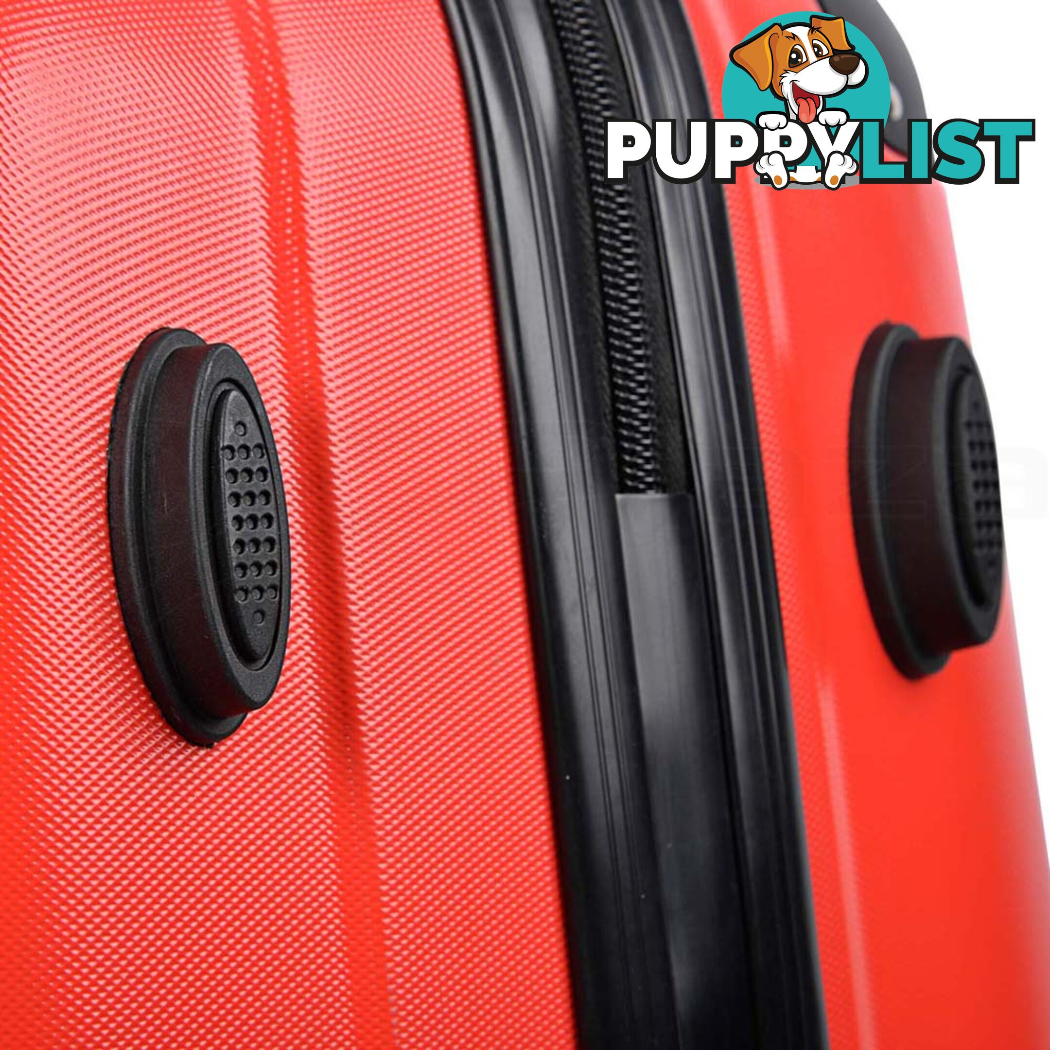 2PCS Luggage Set Hard Shell 4 Wheels Suitcase TSA Lock Travel Carry On Bag Red