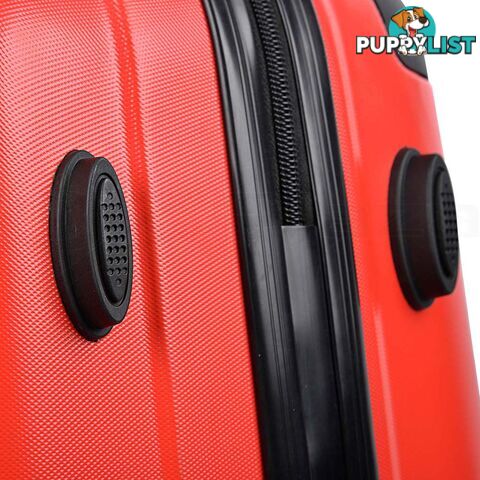 2PCS Luggage Set Hard Shell 4 Wheels Suitcase TSA Lock Travel Carry On Bag Red