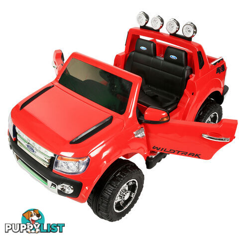 Ford Ranger Kids Ride On Car Licensed Remote Control Children Toy Truck Red