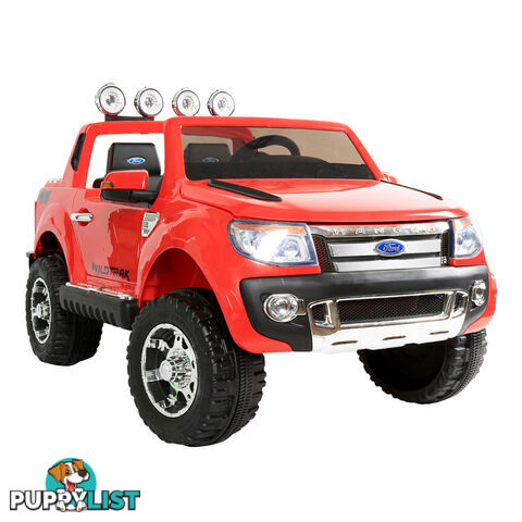 Ford Ranger Kids Ride On Car Licensed Remote Control Children Toy Truck Red