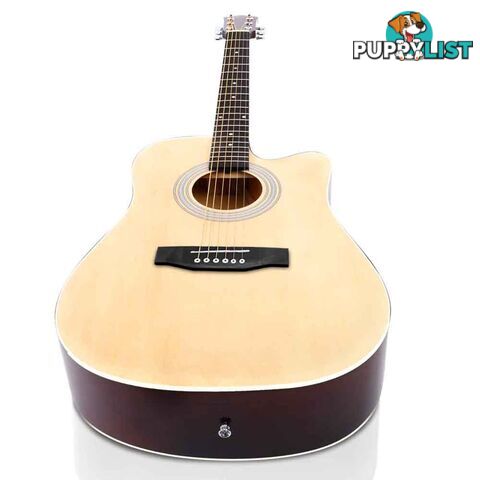 41in Steel-Stringed Acoustic Guitar Natural