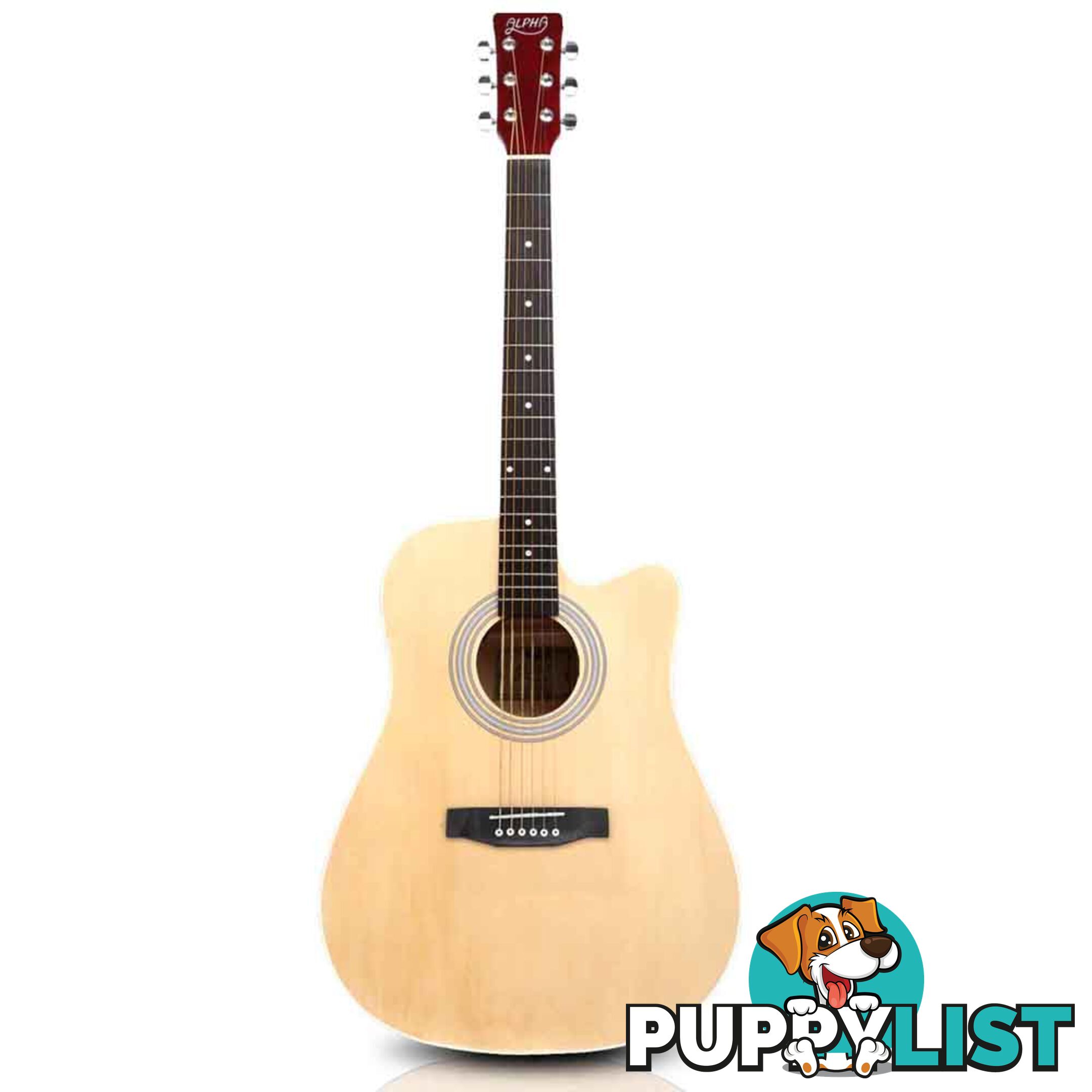 41in Steel-Stringed Acoustic Guitar Natural