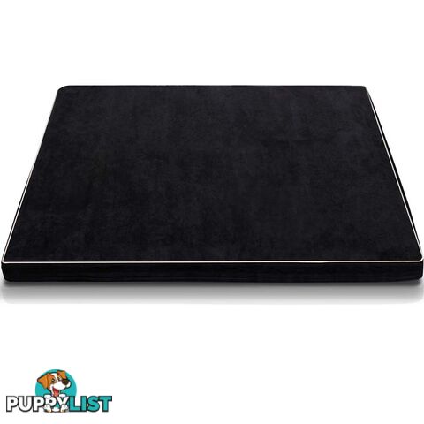 Pet Memory Foam Mattress Dog Bed Extra Large Cat Sleep Pad Mat Anti Skid Black