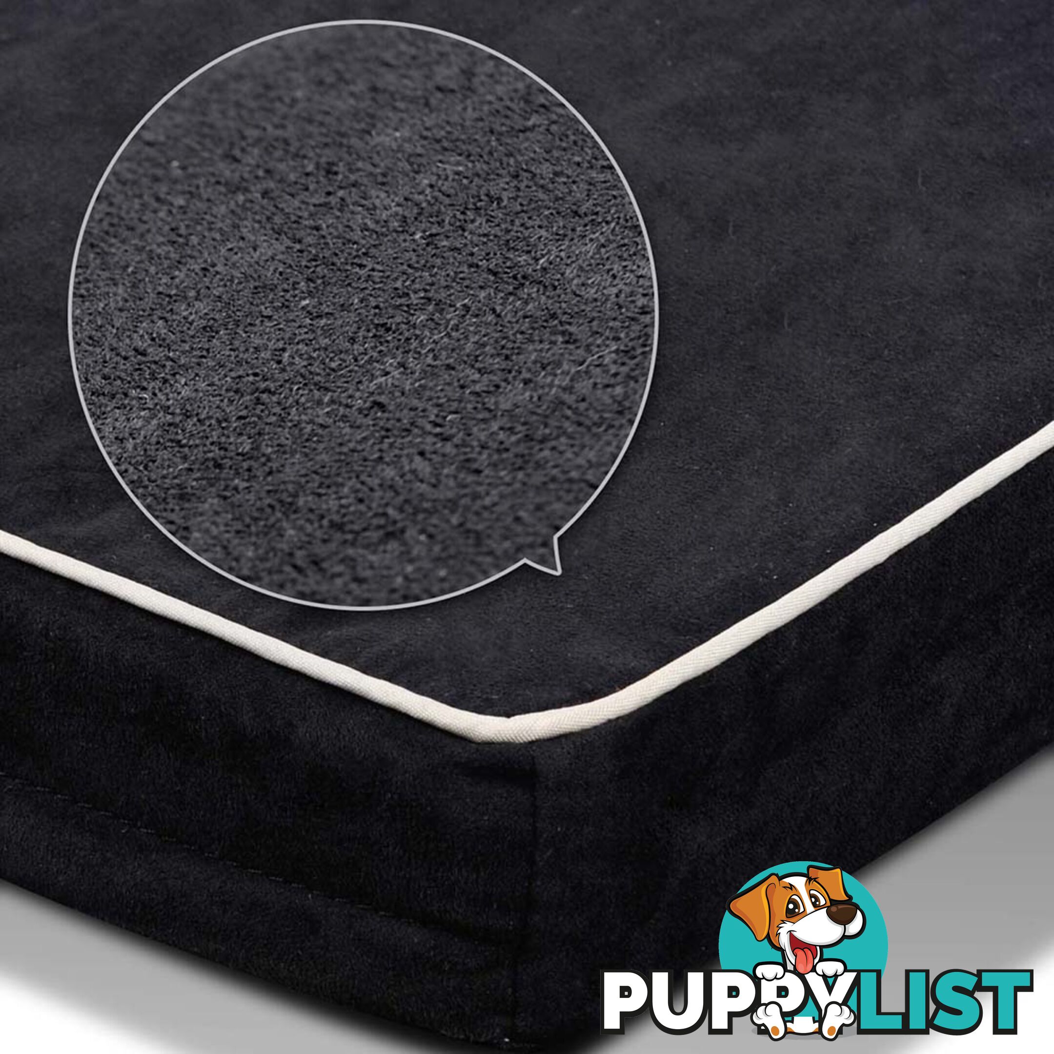 Pet Memory Foam Mattress Dog Bed Extra Large Cat Sleep Pad Mat Anti Skid Black