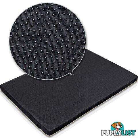 Pet Memory Foam Mattress Dog Bed Extra Large Cat Sleep Pad Mat Anti Skid Black