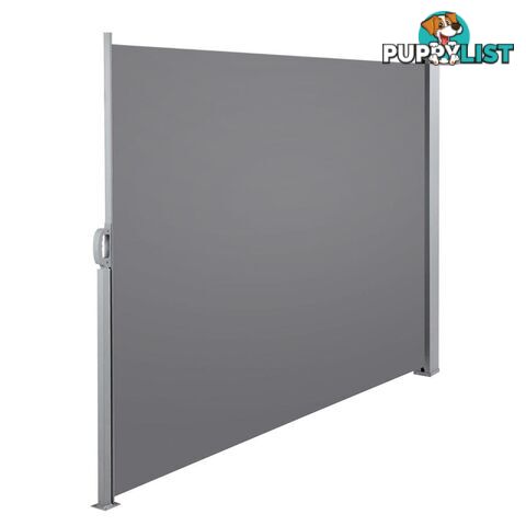 Retractable Side Awning Shade 180cm Grey