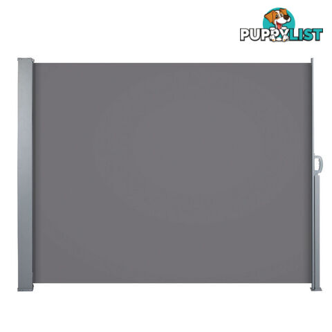 Retractable Side Awning Shade 180cm Grey