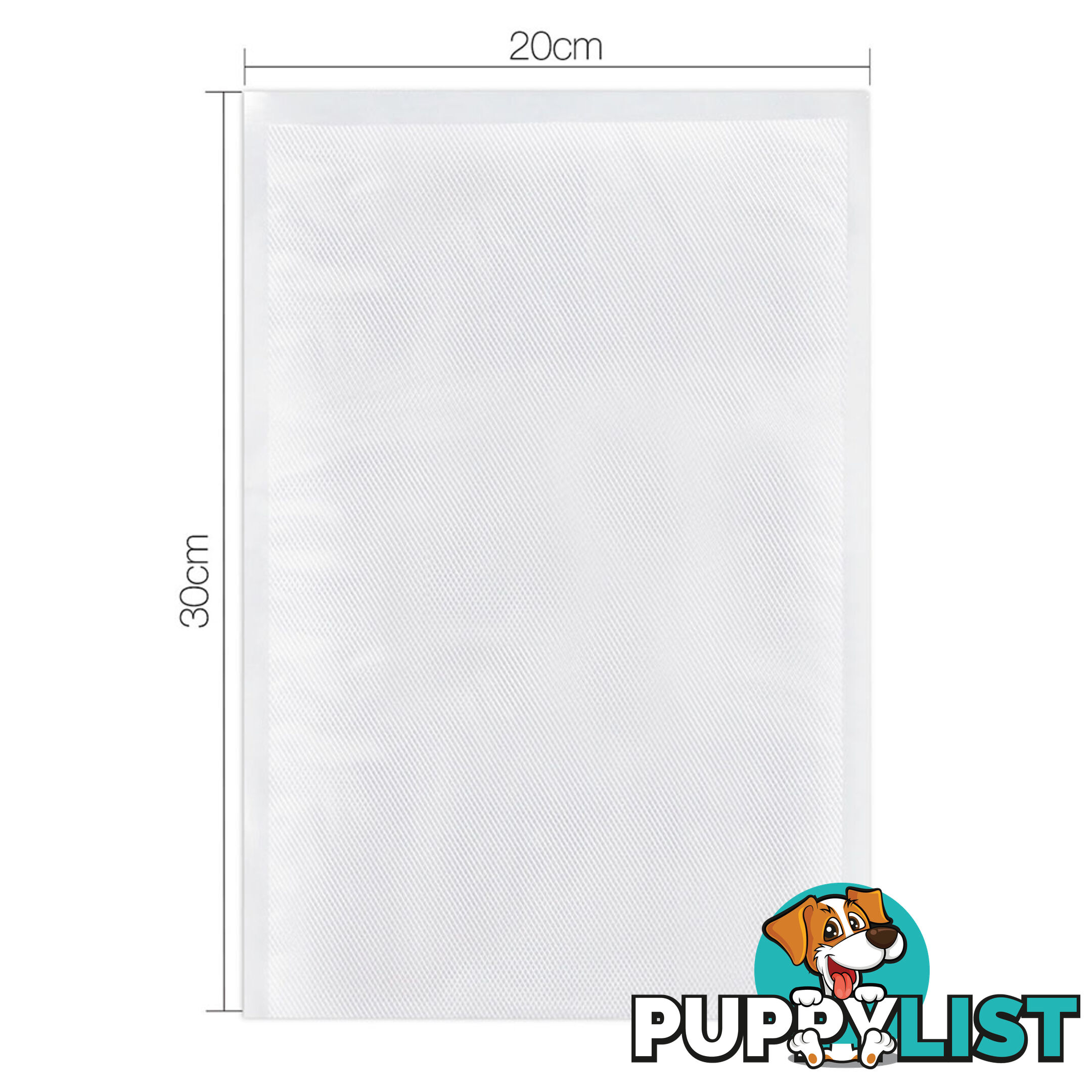 300 x Commercial Grade Food Sealer Bags Precut Vacuum Saver Storage 20 x 30cm