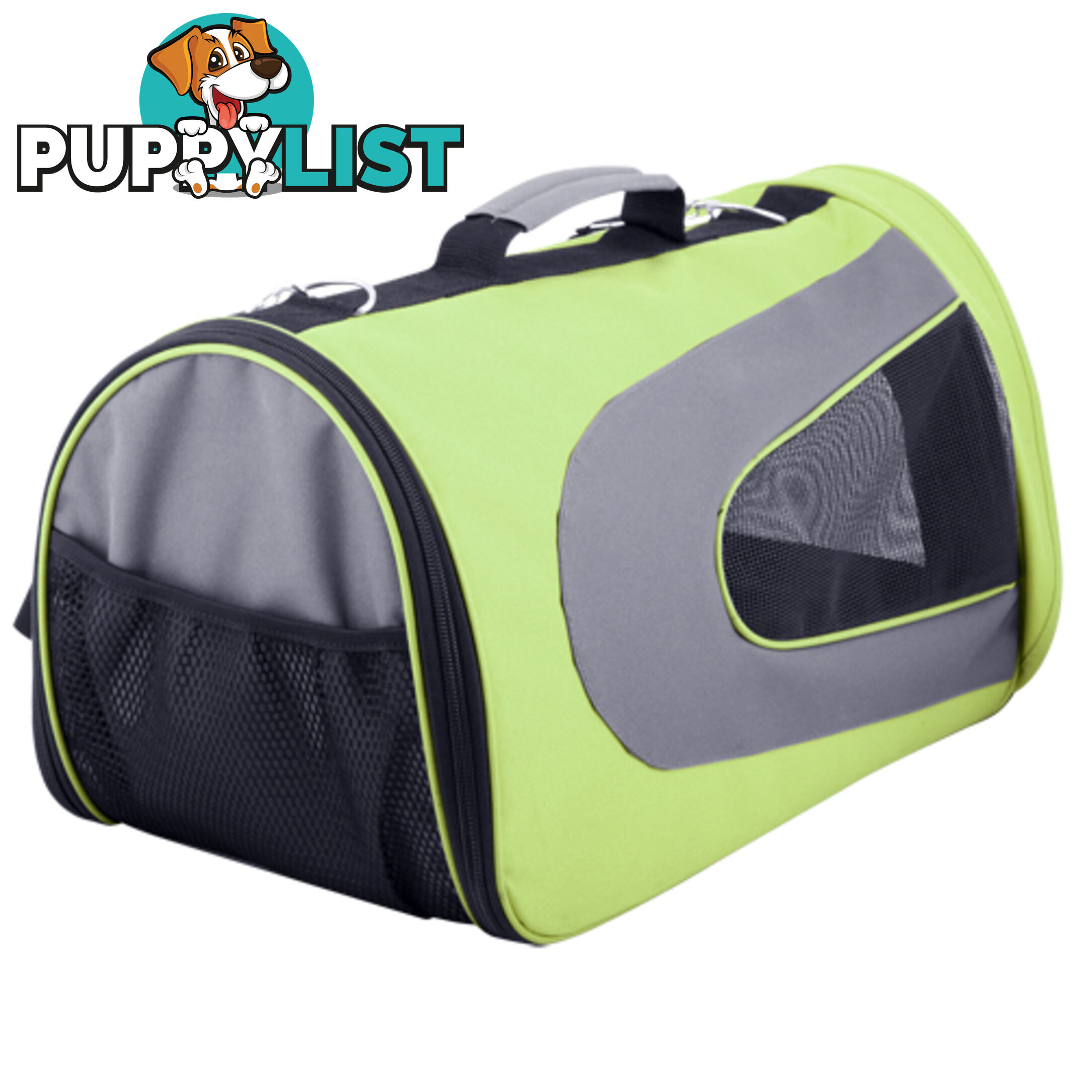 Pet Dog Cat Carrier Travel Bag Large Lime Green