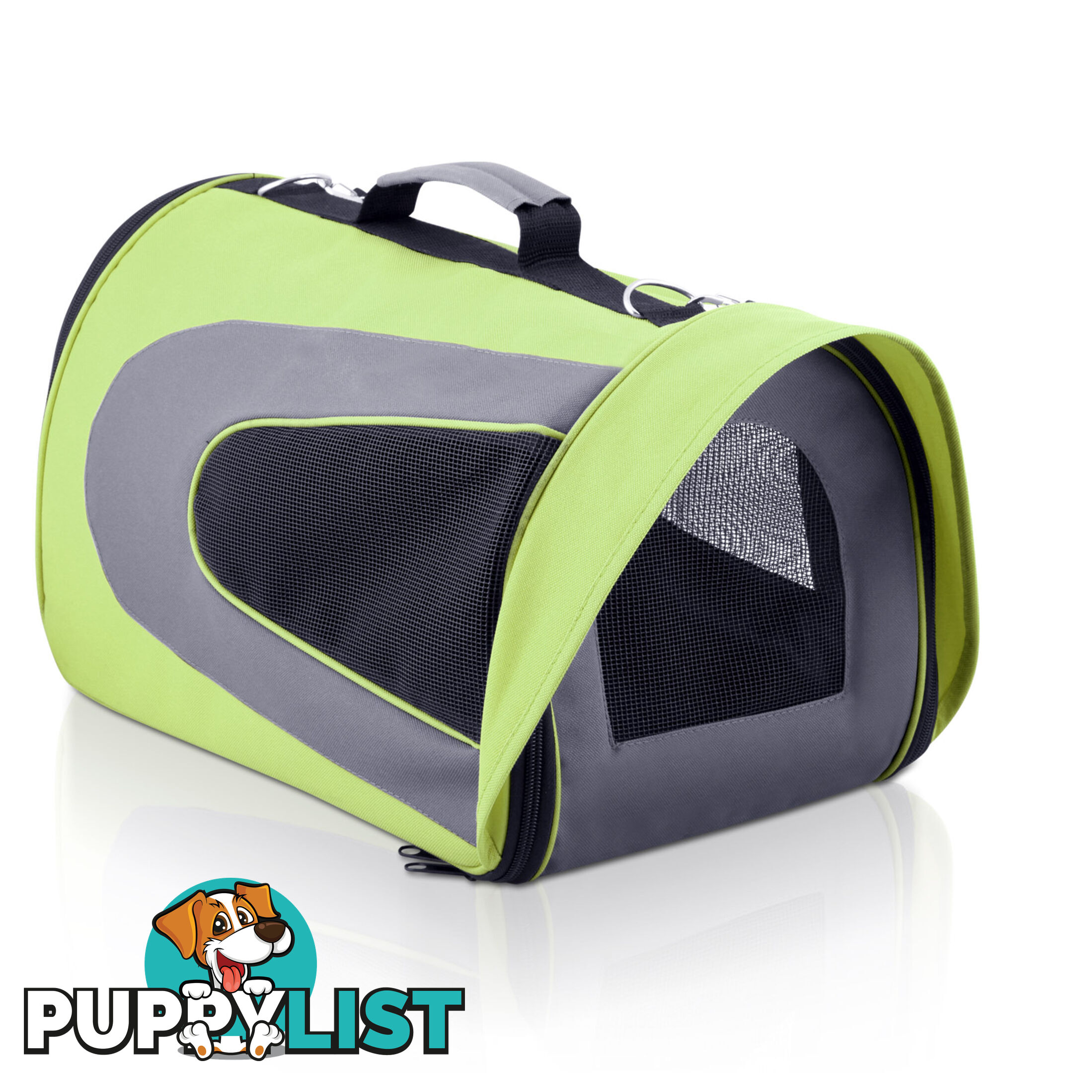 Pet Dog Cat Carrier Travel Bag Large Lime Green