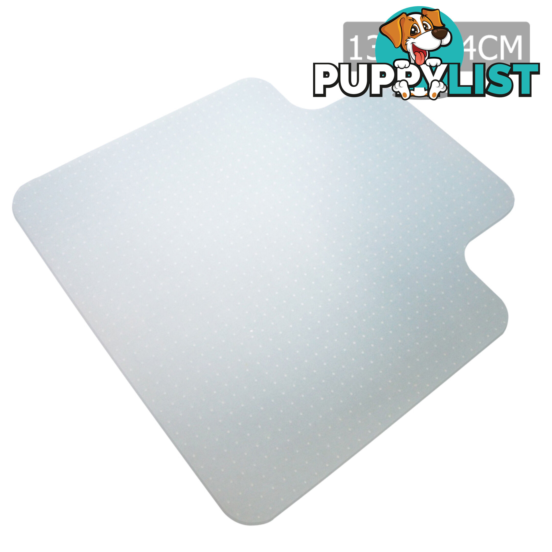 Vinyl Office Computer Work Chair Mat Carpet Floor Protector 1350 x 1140mm