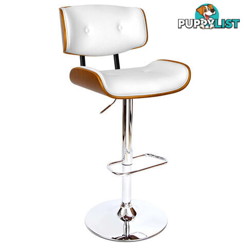 PU Leather Bar Stool with Chrome Base