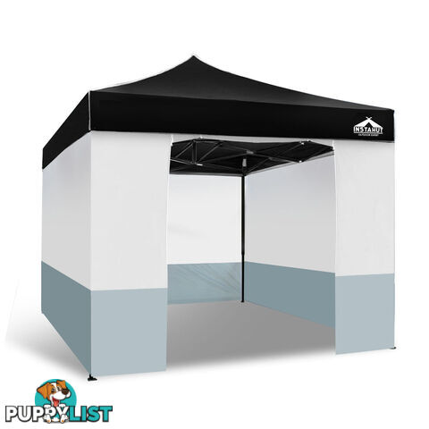 3X3 Pop Up Gazebo - Black