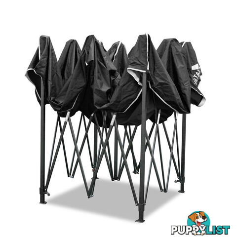 3X3 Pop Up Gazebo - Black