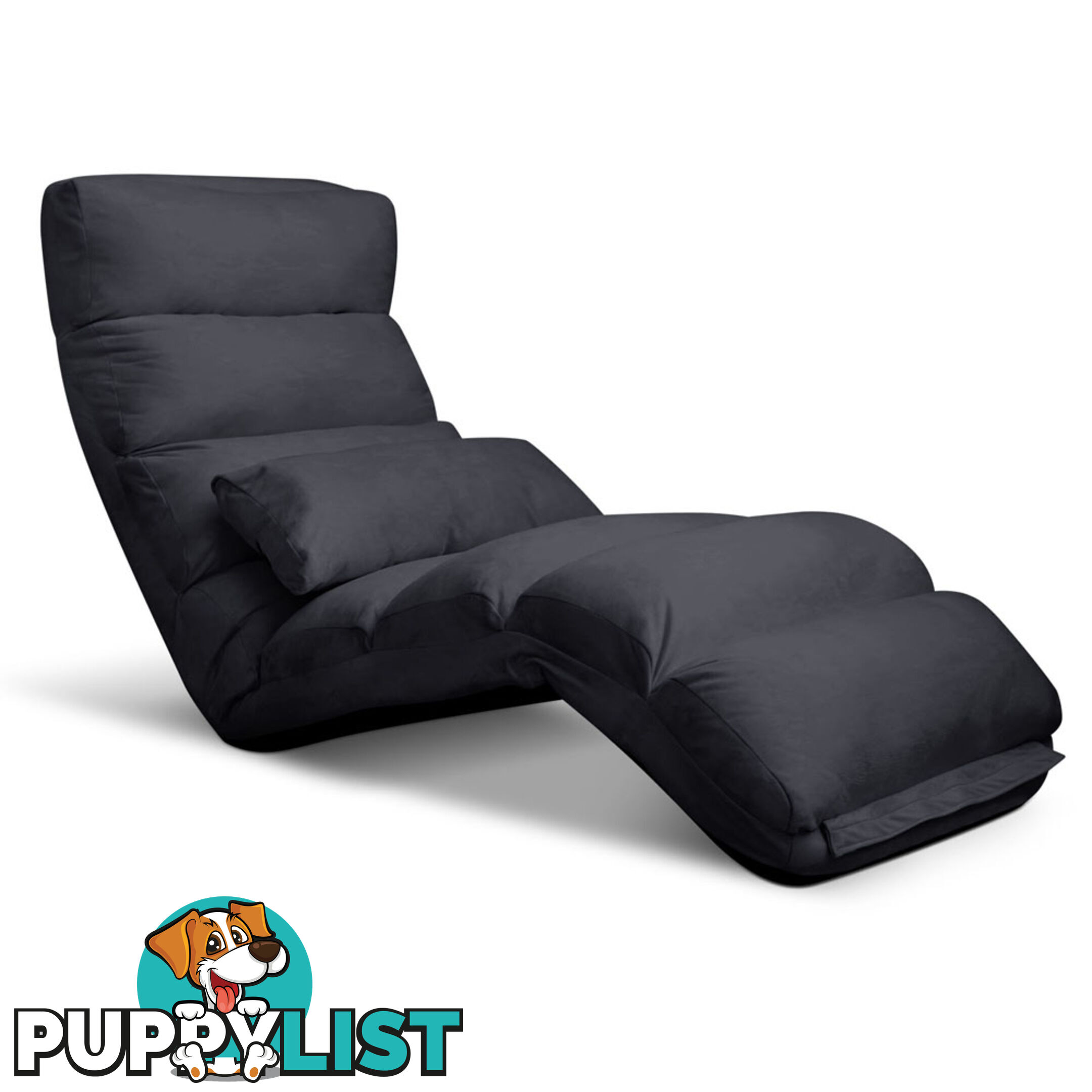 Lounge Sofa Chair - 75 Adjustable Angles _ Charcoal