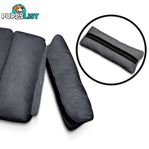 Lounge Sofa Chair - 75 Adjustable Angles _ Charcoal