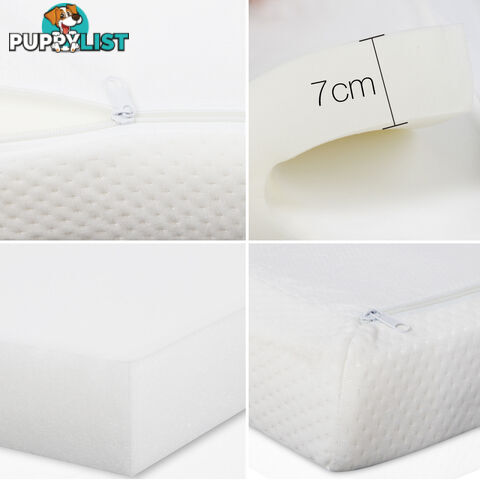 7cm Visco Elastic Memory Foam Mattress Topper High Density Underlay Queen