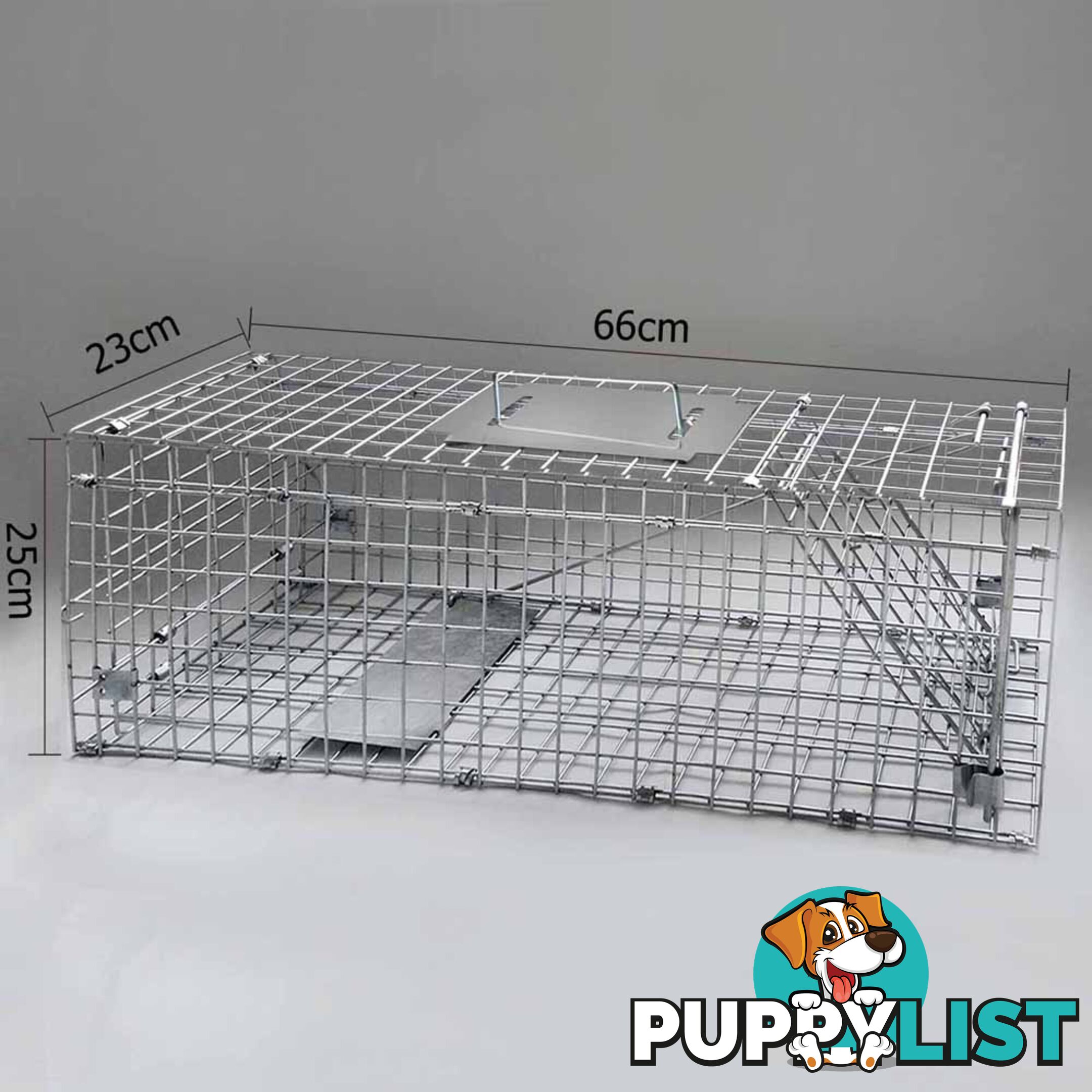 2 Safe Humane Animal Trap Cage Possum Cat Rabbit Fox Koala Hare Bird Live Catch