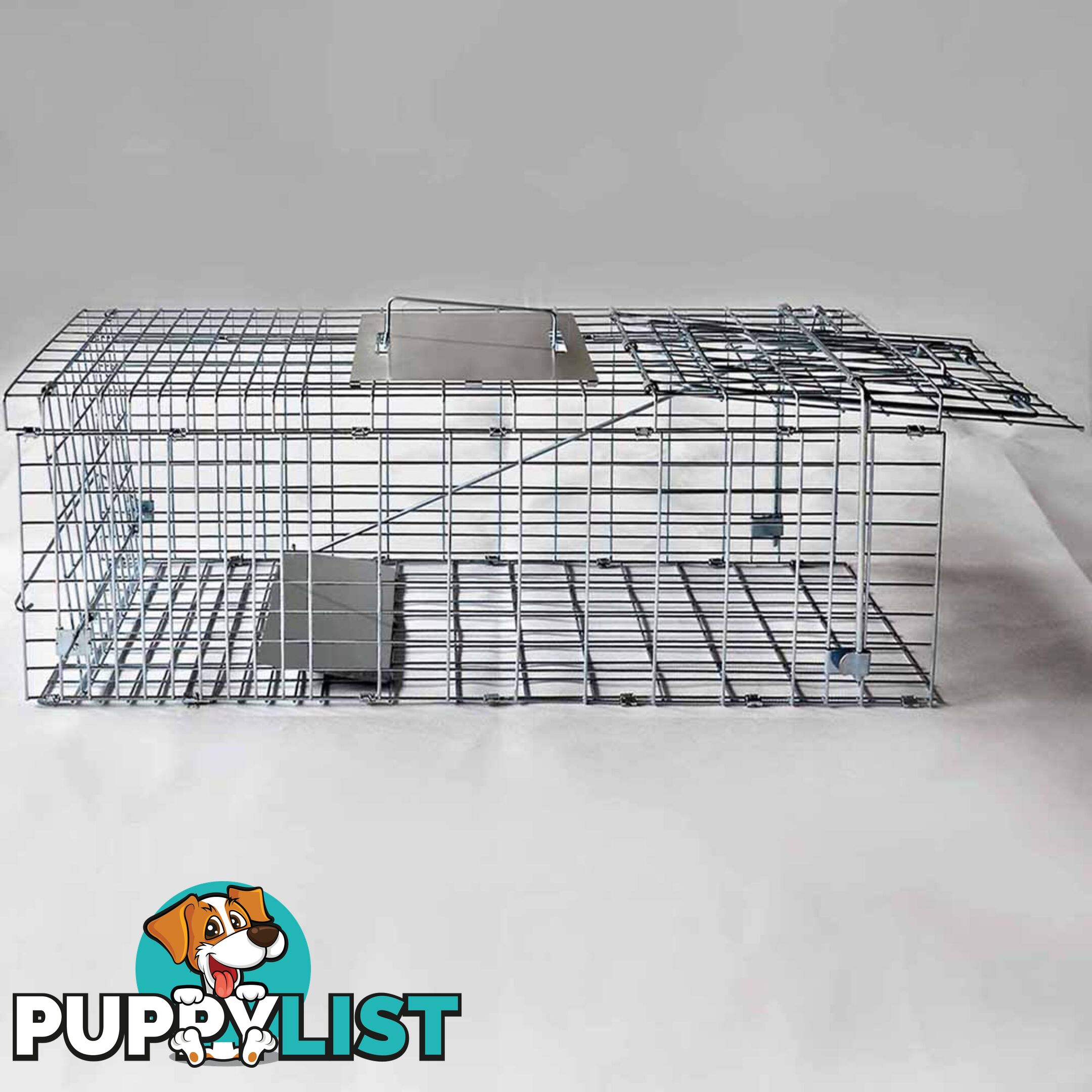 2 Safe Humane Animal Trap Cage Possum Cat Rabbit Fox Koala Hare Bird Live Catch