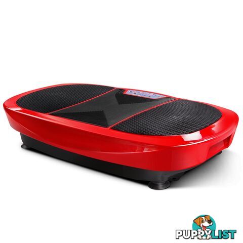 Twin Motor Vibration Plate 1200W Exercise Fitness Weight Loss Power Plate Red