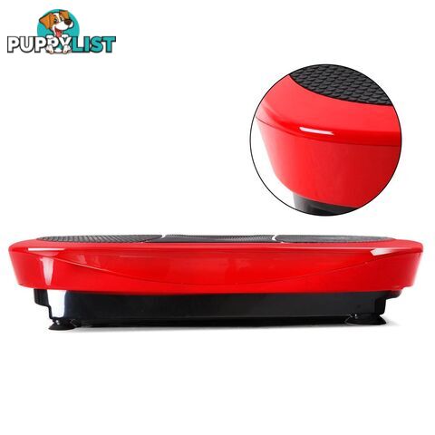 Twin Motor Vibration Plate 1200W Exercise Fitness Weight Loss Power Plate Red