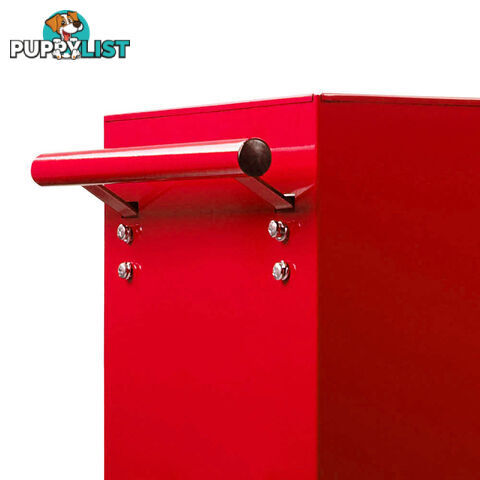 5 Drawers Toolbox Chest Cabinet Tool Box Roller Trolley Red