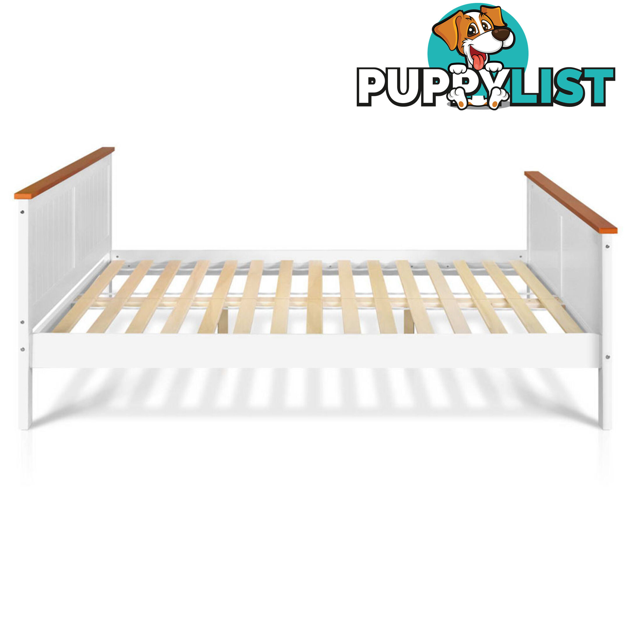 Pine Wood Double Bed Frame