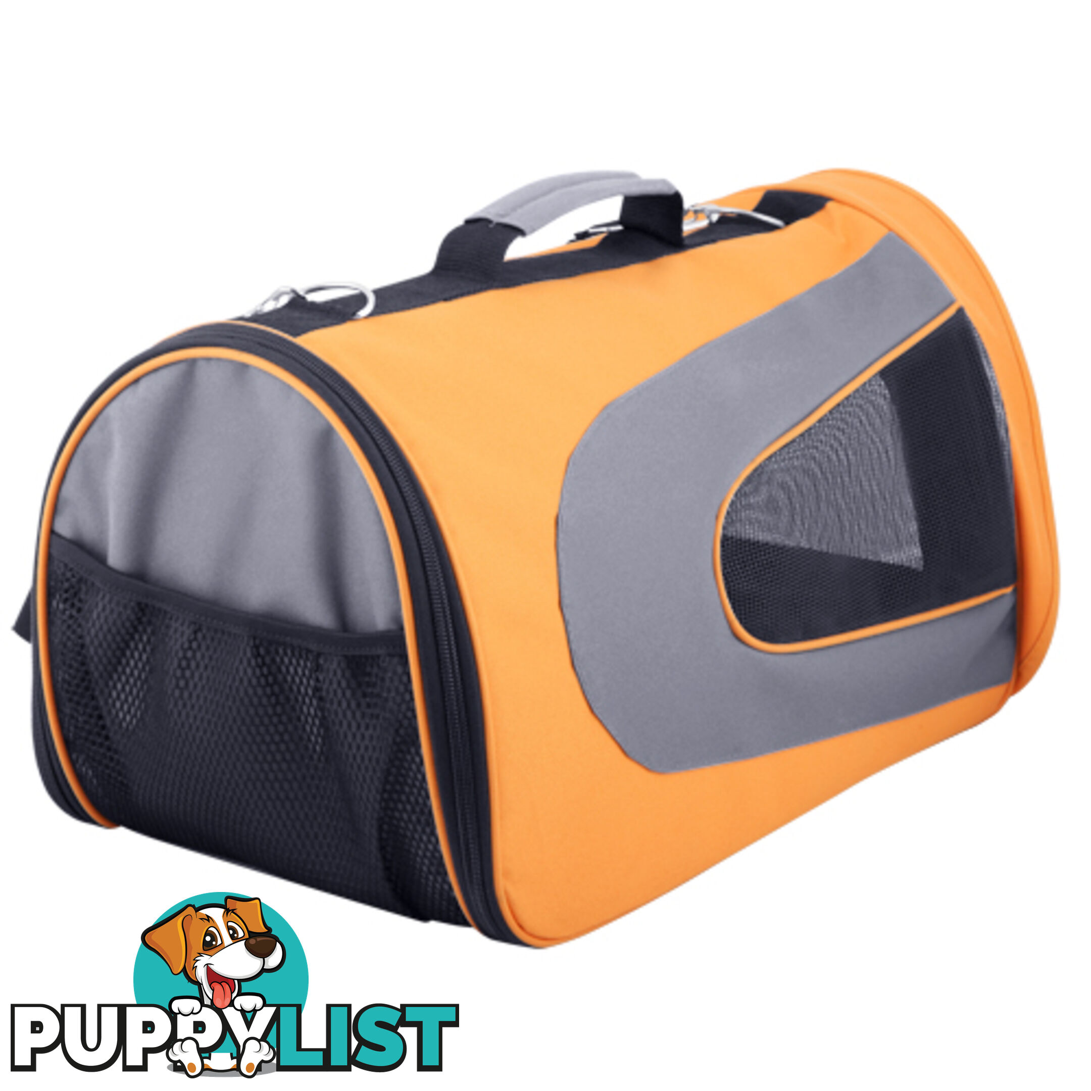 Pet Dog Cat Carrier Travel Bag Large Orange