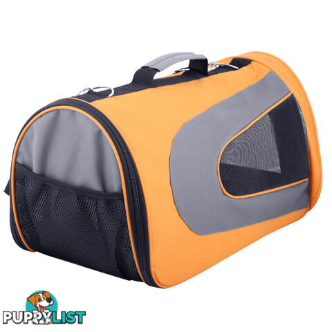 Pet Dog Cat Carrier Travel Bag Large Orange