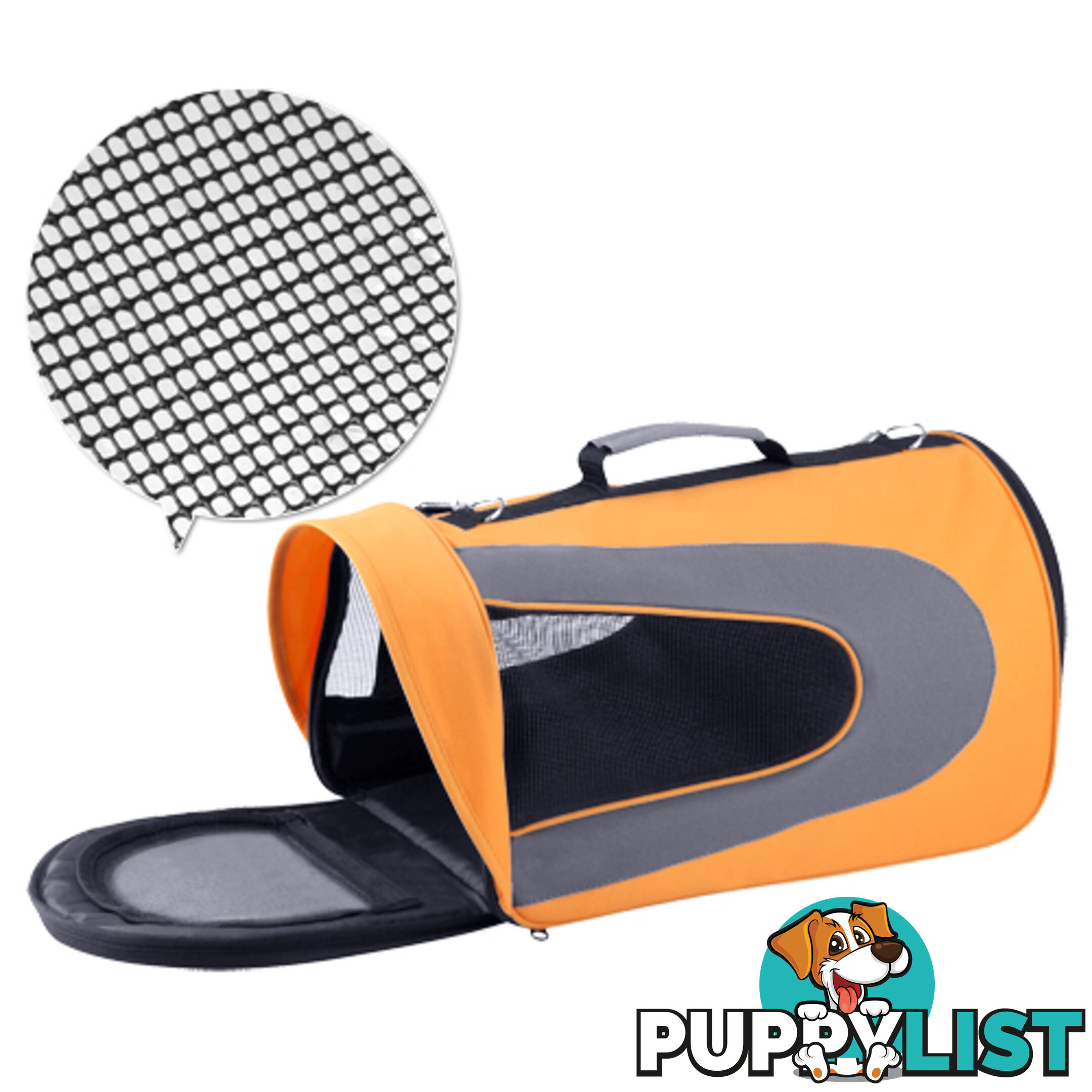 Pet Dog Cat Carrier Travel Bag Large Orange