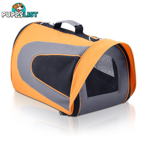 Pet Dog Cat Carrier Travel Bag Large Orange