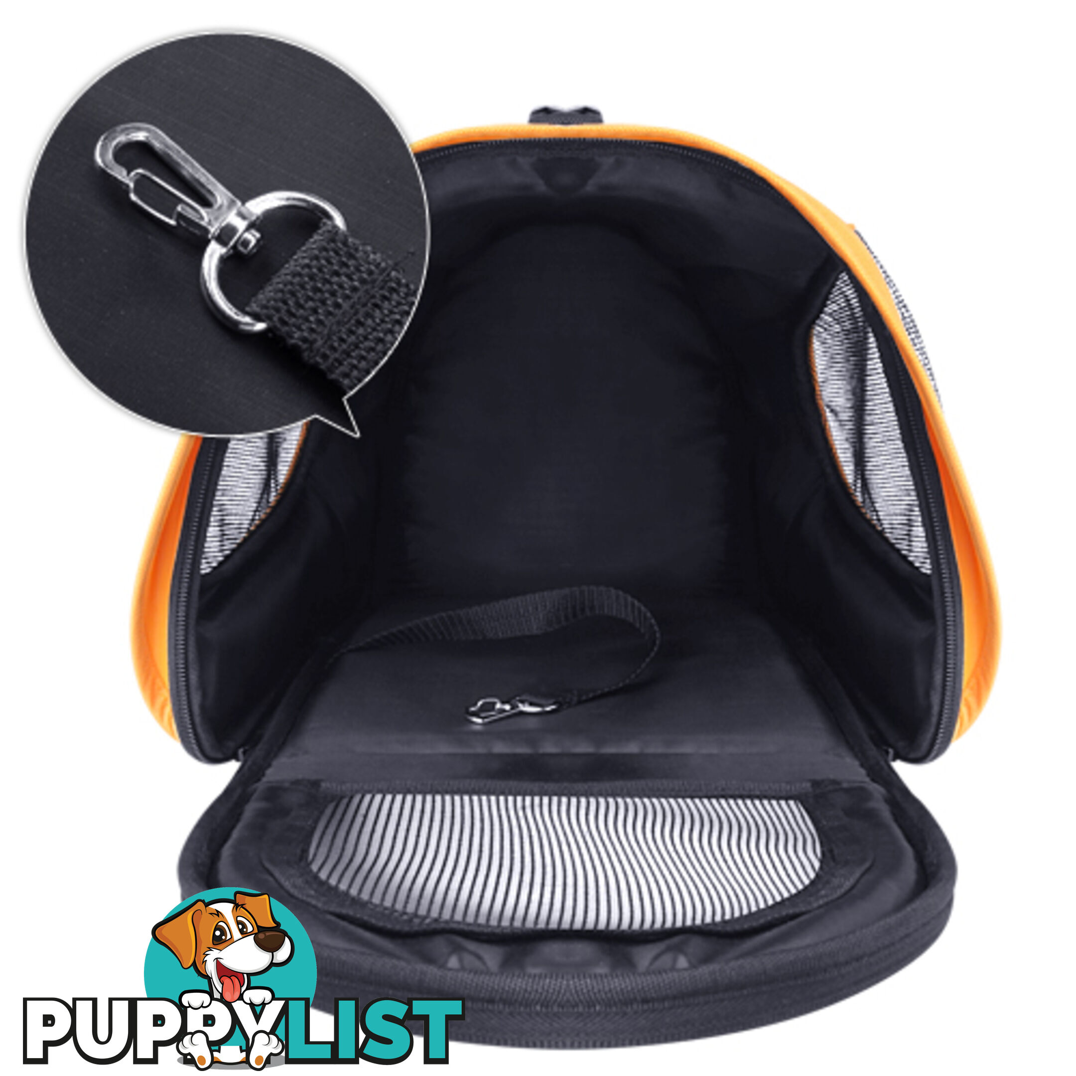 Pet Dog Cat Carrier Travel Bag Large Orange