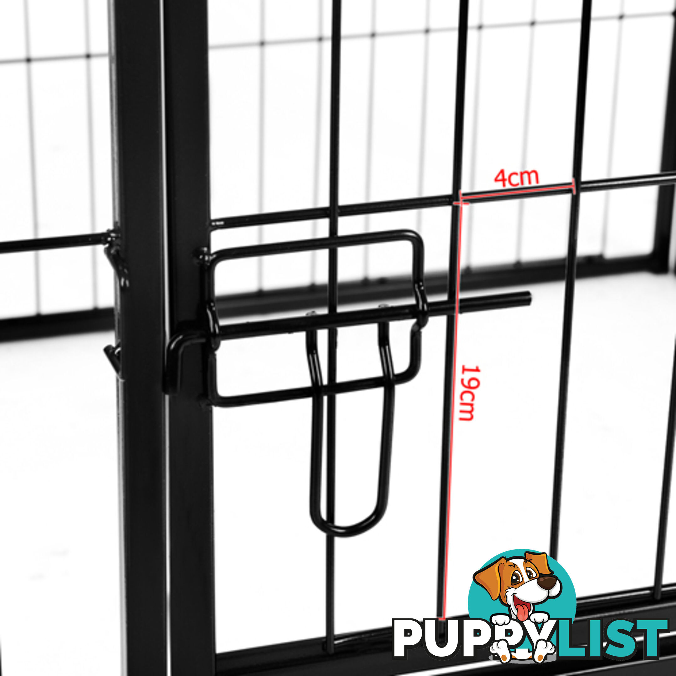 8 Panel Pet Playpen Dog Cage Puppy Exercise Crate Enclosure Rabbit Fence