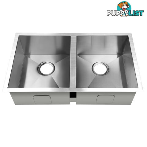 Handmade Stainless Steel Kitchen Laundry Sink Undermount Topmount 770 x 450 mm