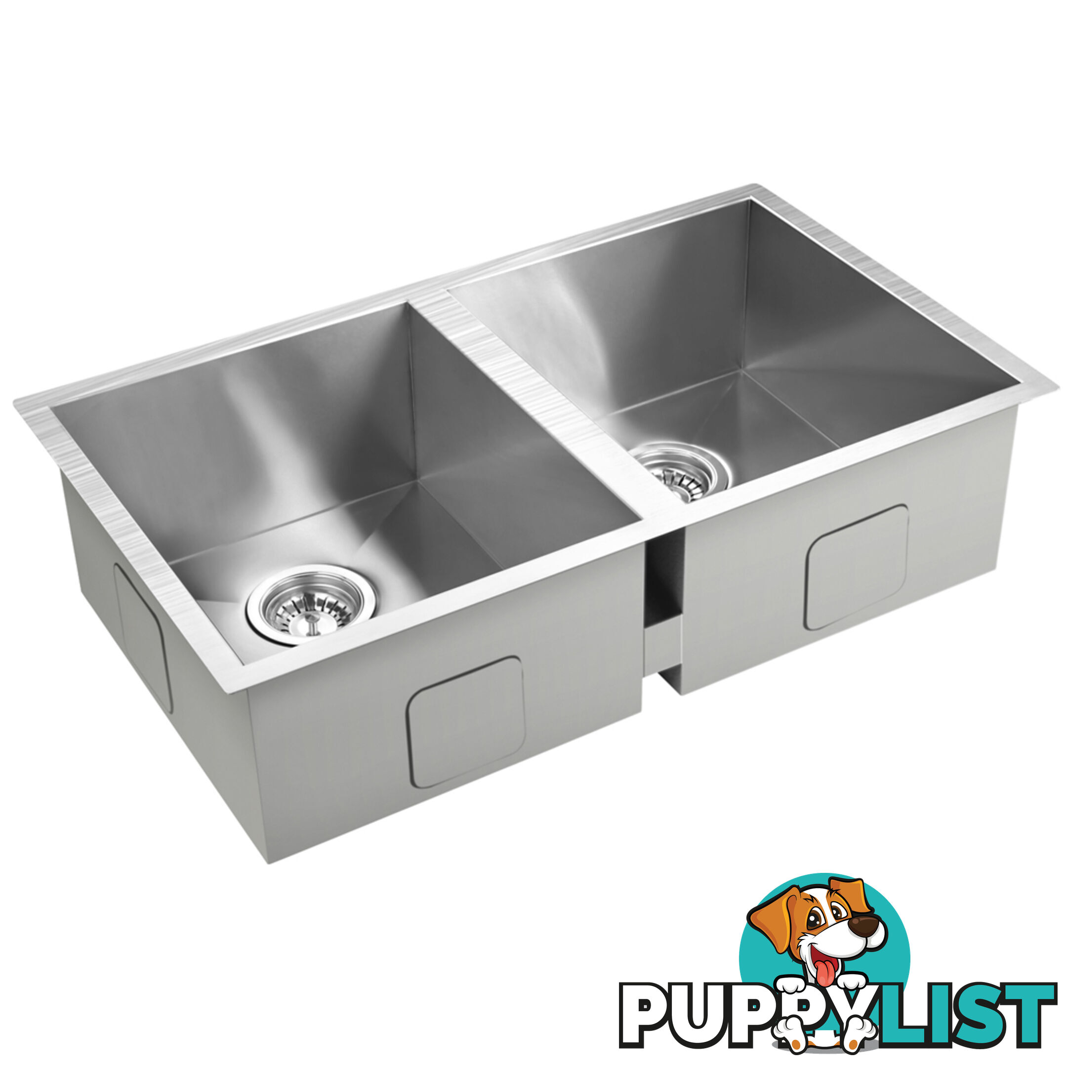 Handmade Stainless Steel Kitchen Laundry Sink Undermount Topmount 770 x 450 mm