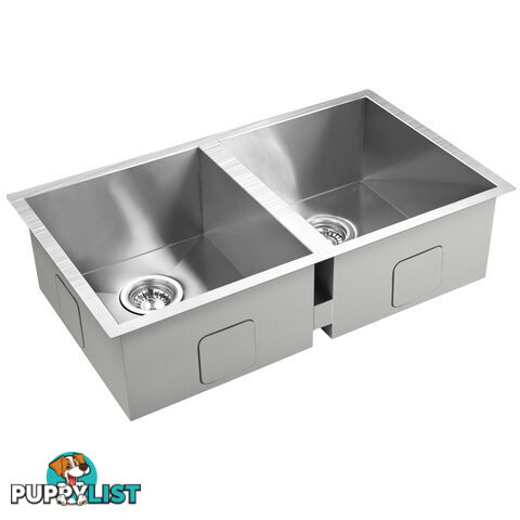 Handmade Stainless Steel Kitchen Laundry Sink Undermount Topmount 770 x 450 mm