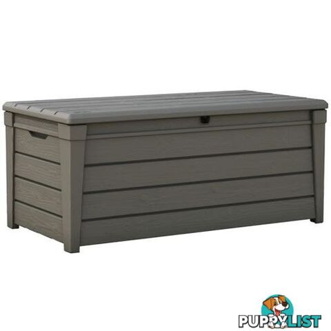 Brightwood 2 Seater Indoor Outdoor Storage 455L Weatherproof Garden Bench Box